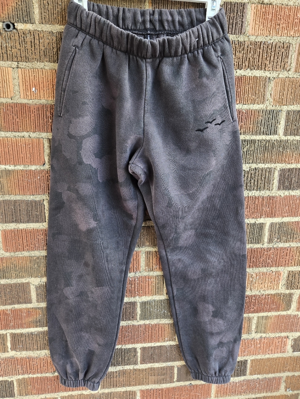 Charcoal Tie-Dye Jogger Pants